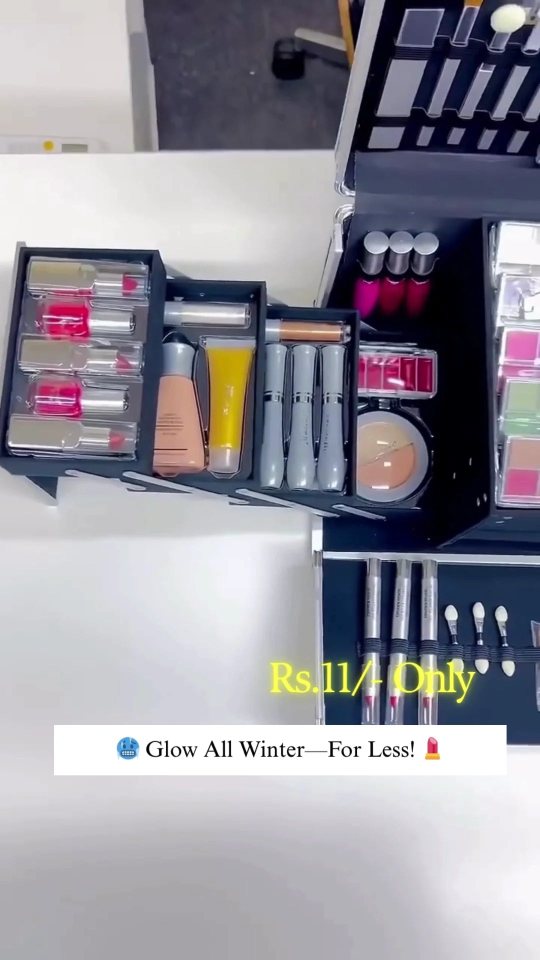 Bold Color Explosion Party Makeup Kit with High-Impact Pigments & Glitter Accents