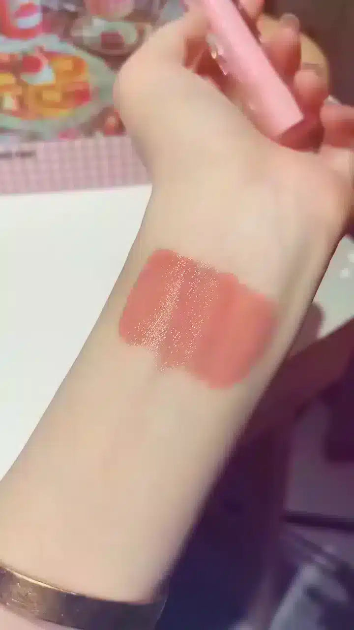 Romantic Glossy Liquid Lip Tint Duo with Crystal-Clear Rose Pink