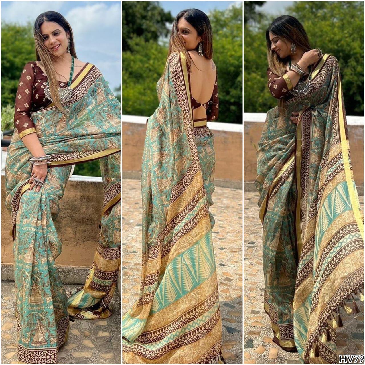 Trendy Kota Doriya Cotton Saree With Zari Weaving Border
