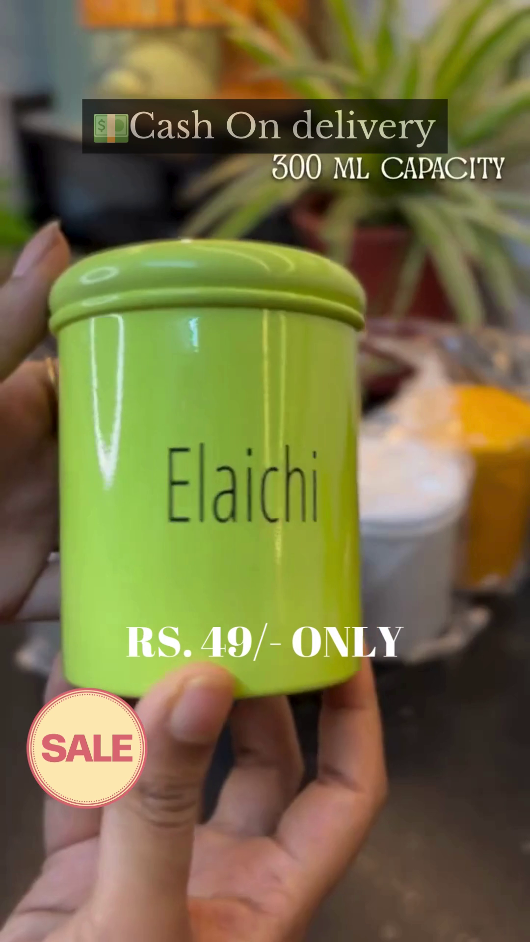 Colorful 300ml Metal Spice Storage Jars with Airtight Lids – Labeled Containers for Kali Mirch, Garam Masala, Mirch, Laung, Herbs & Spices, Jeera, Haldi, and Elaichi