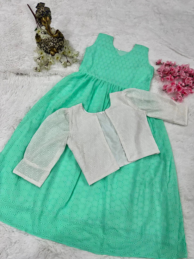 Introducing New Stylish Gown with Coat