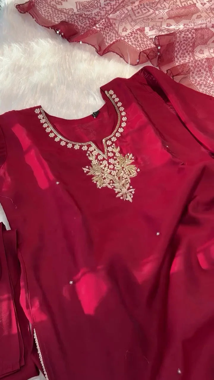 Floral Printed Lehenga Set