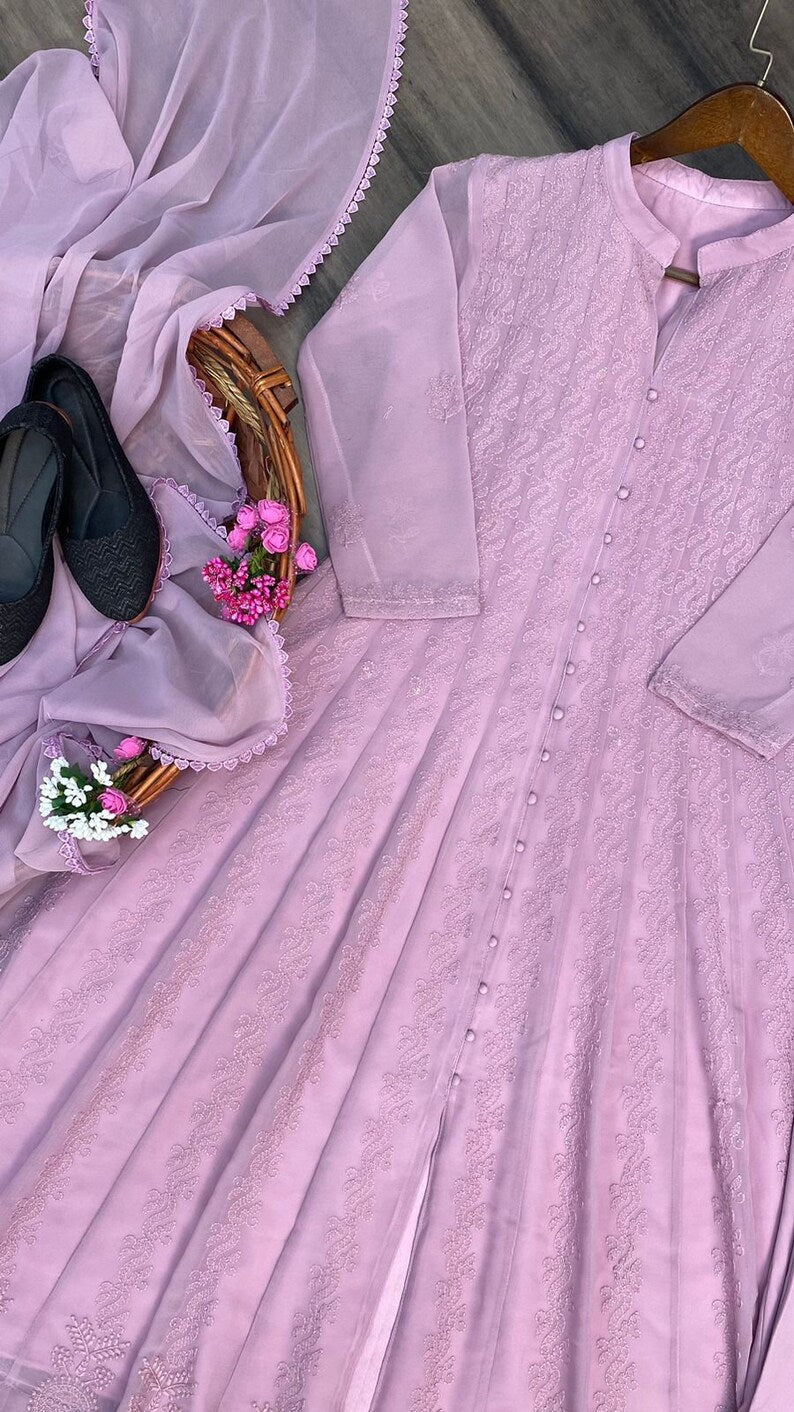 Special Purple Anarkali Suit