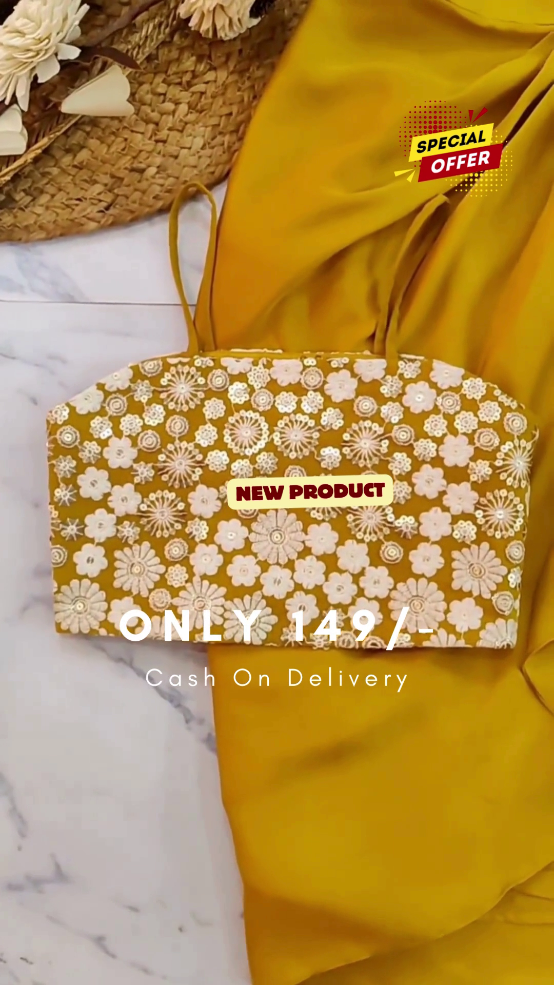 Georgette Kurta Skirt Ethnic Set