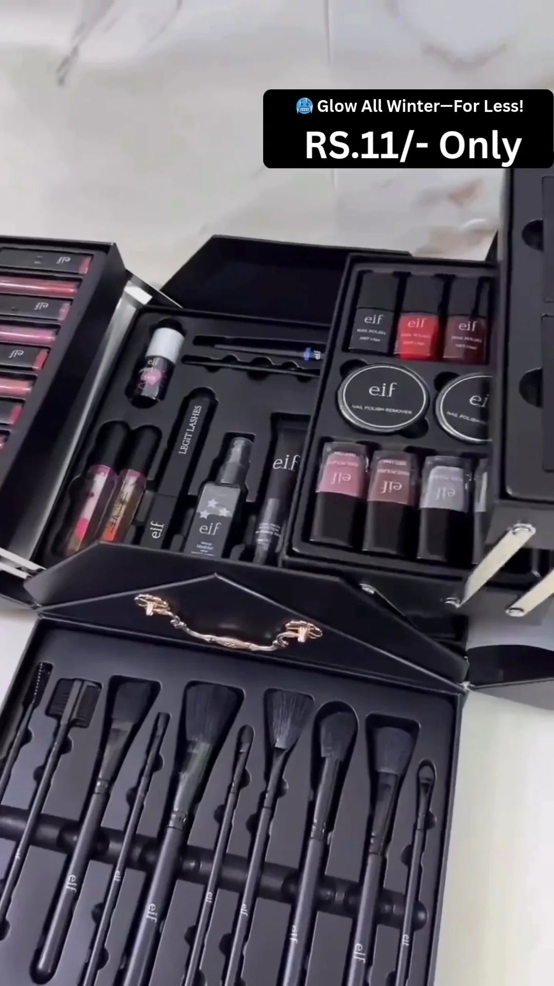 Ultimate Pro-Level Full Glam HD Makeup Kit with 72-Shade Eye & Face Palette