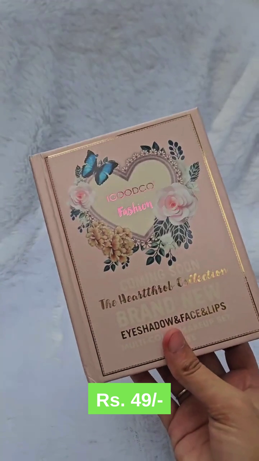 Fashion The Heartthrob Collection Brand New Multi-Color Makeup Palette with Eyeshadow, Face, and Lip Shades – Complete All-in-One Cosmetic Kit