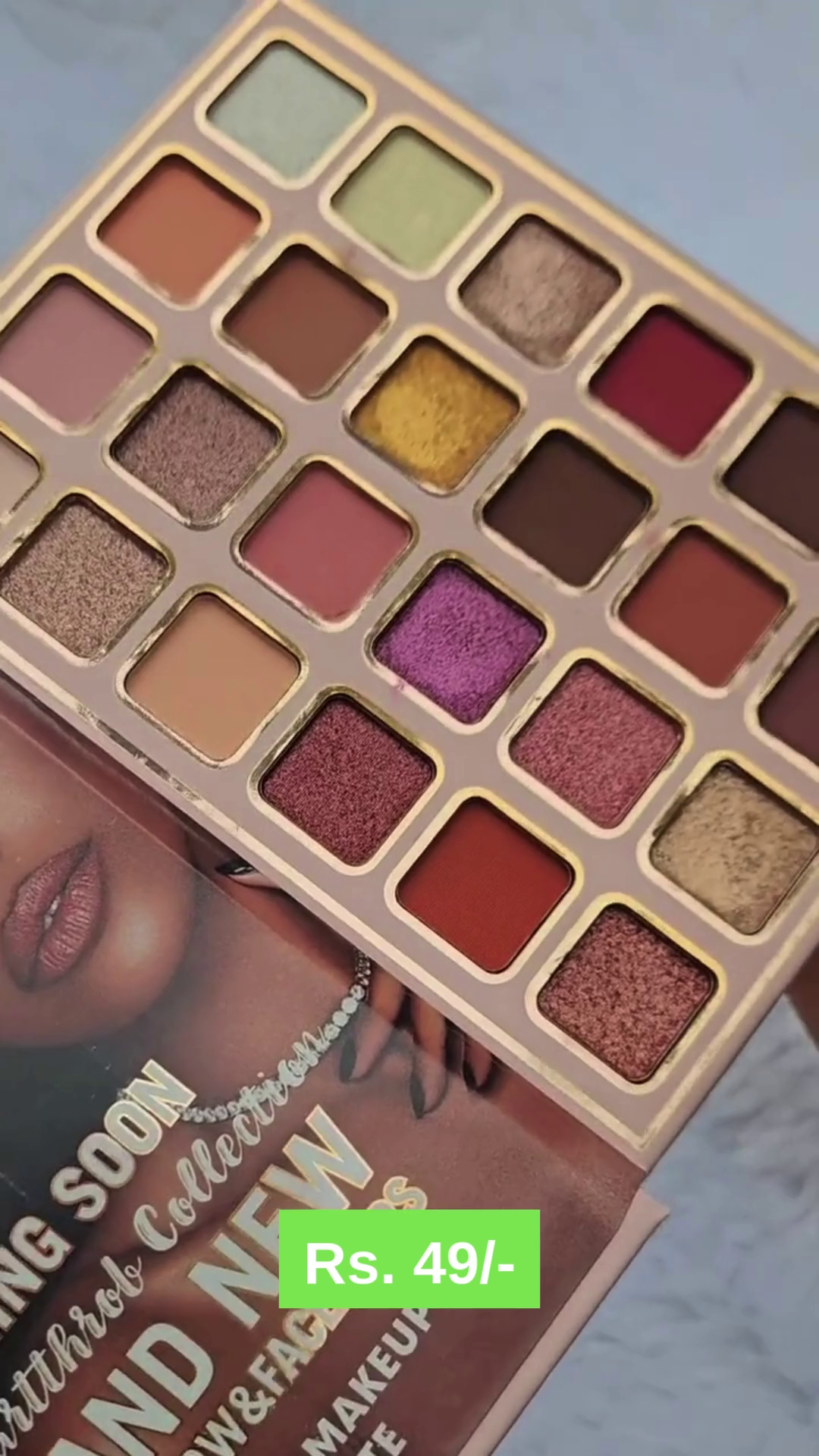 Fashion The Heartthrob Collection Brand New Multi-Color Makeup Palette with Eyeshadow, Face, and Lip Shades – Complete All-in-One Cosmetic Kit