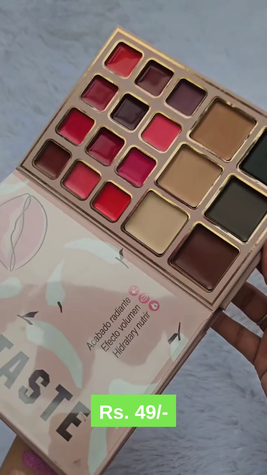 Fashion The Heartthrob Collection Brand New Multi-Color Makeup Palette with Eyeshadow, Face, and Lip Shades – Complete All-in-One Cosmetic Kit