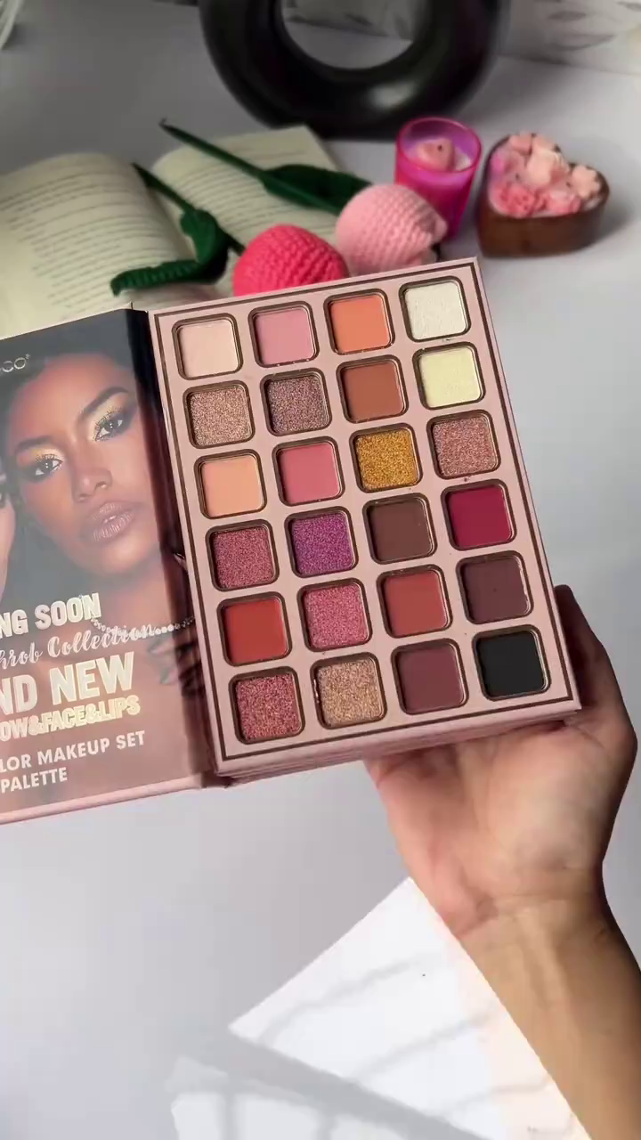 Brand New Multi-Color Makeup Set Palette – All-in-One Eyeshadow, Face & Lip Kit Featuring Radiant Finishes, Bold & Neutral Shades, Volumizing & Nourishing Formula for a Complete Glam Look