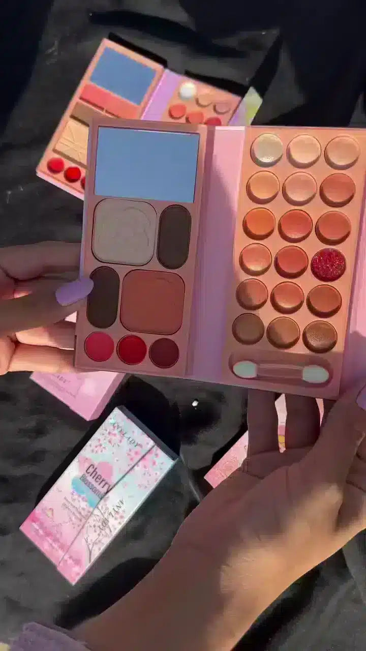 All-in-One Viral Mini Cute Makeup Book with Mirror