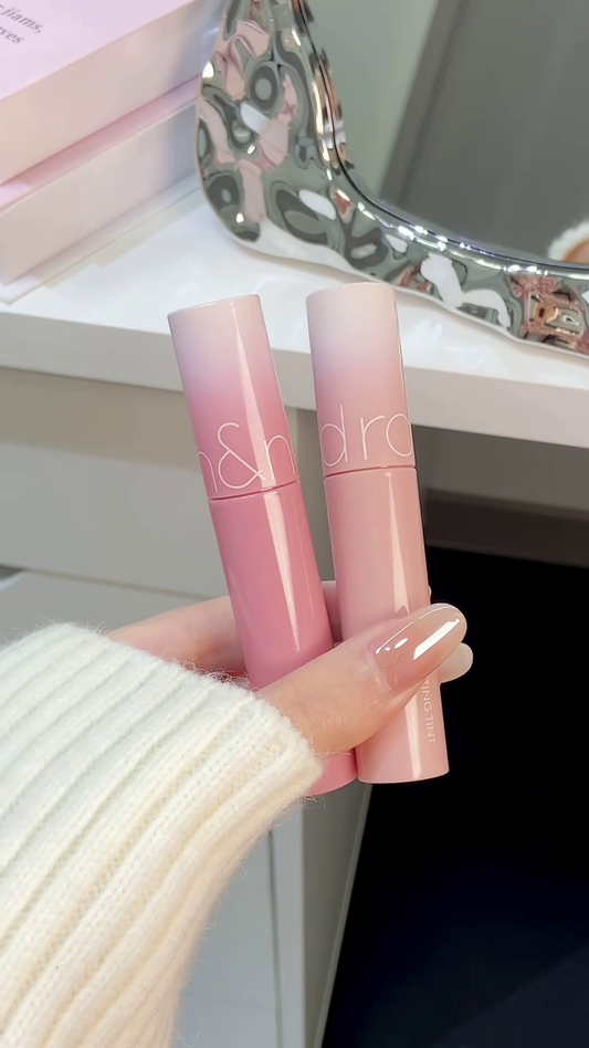 Romantic Pink Gradient Lip Tint Duo with Glossy Finish – Long-Lasting, Moisturizing, Lightweight Formula for a Natural Rosy Look – Perfect for Everyday Wear or Special Occasions