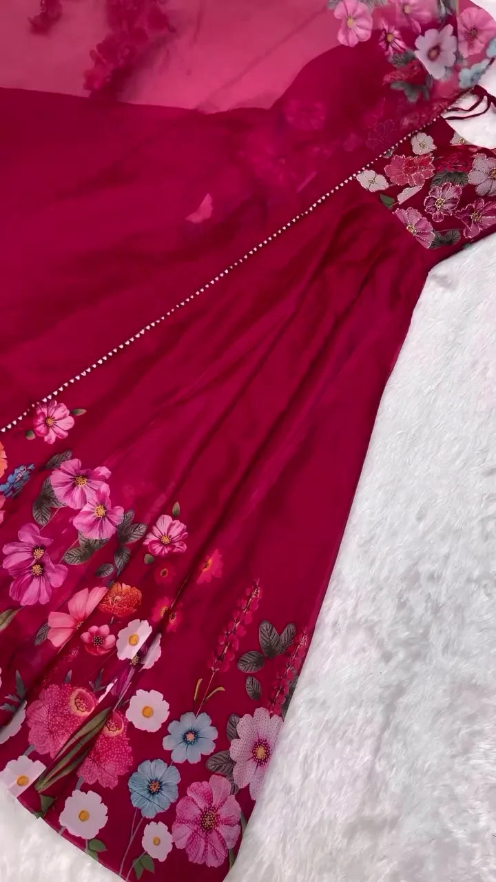 Elegant Kurti Set with Soft Fabric and Vibrant Color Combinations – Featuring Red, Blue, Black, Purple, and Yellow – Perfect for Casual and Festive Occasions