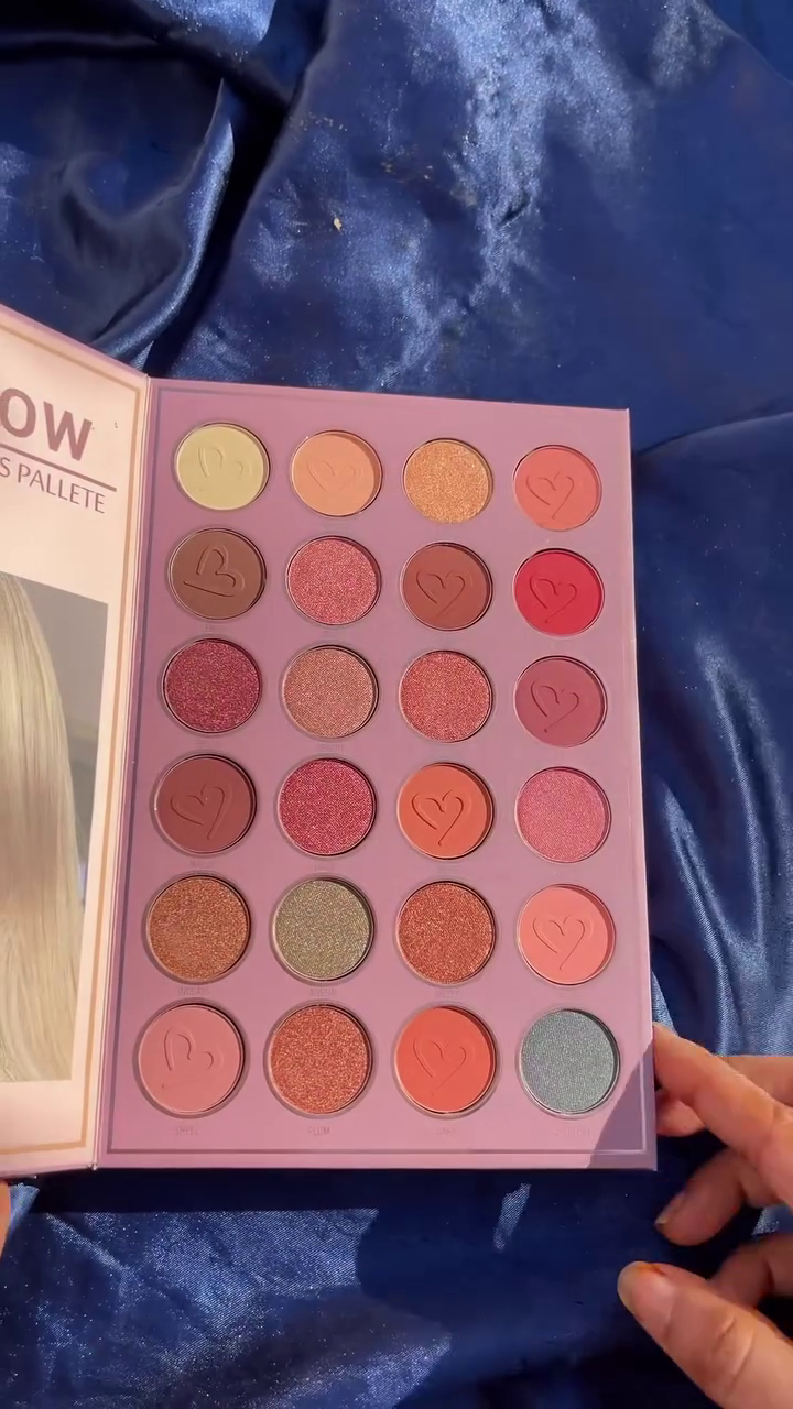 All-in-One Glam Makeup Set – 2-in-1 Eyeshadow and Lip Color Palette with Richly Pigmented Shades, Matte and Shimmer Finishes, and Versatile Face Powders for Complete Everyday to Glam Looks