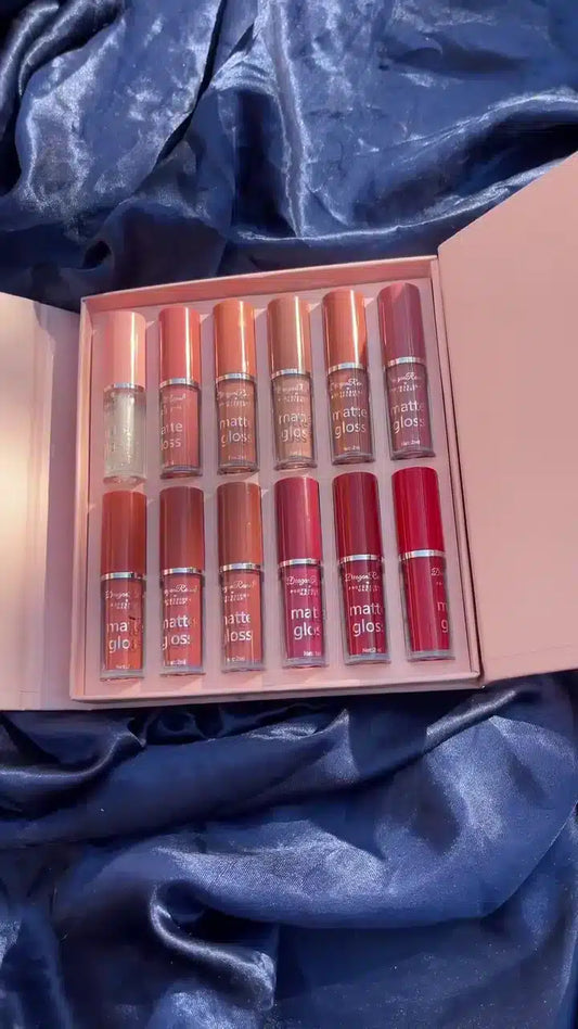 12-Piece Dragon Ranee Matte and Gloss Liquid