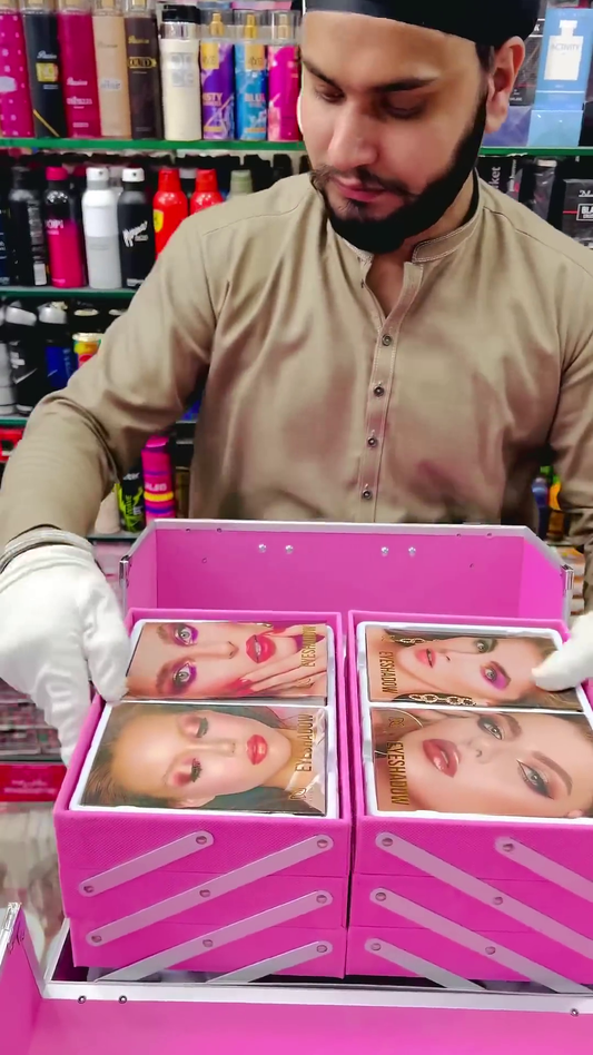 All-in-One Makeup Kit: A Complete Beauty Box with Palettes, Lipsticks, Brushes, and More for a Glamorous Look Anytime, Anywhere