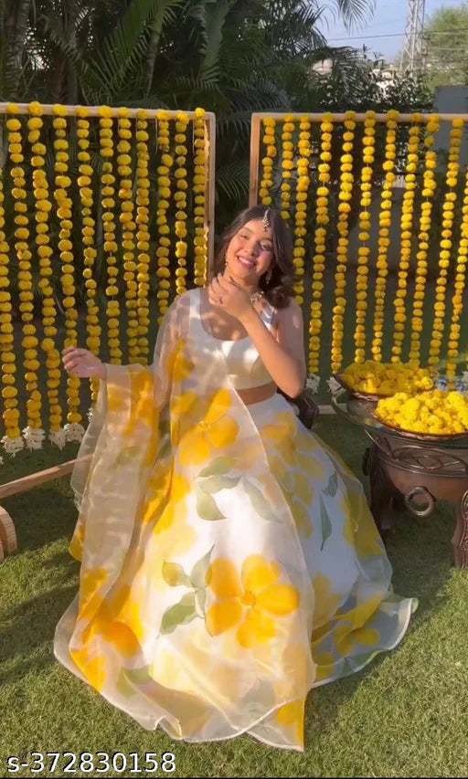 HALDI SPECIAL OUTFIT IN ORGANZA FABRIC