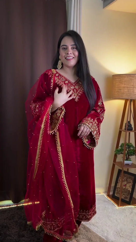 Organza Anarkali Gown