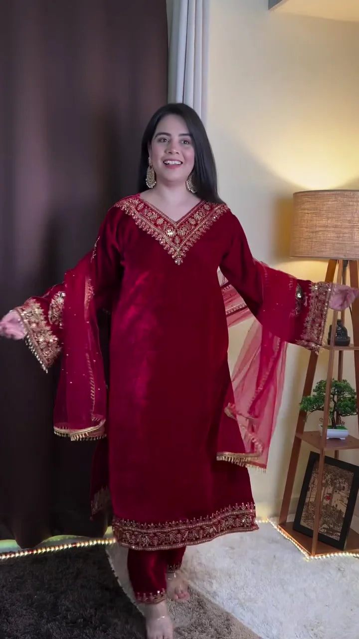 Organza Anarkali Gown