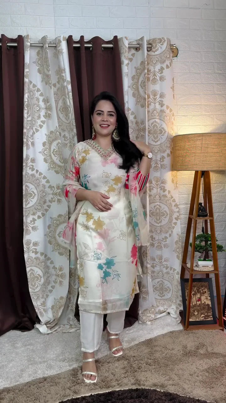 Printed Sharara Suit