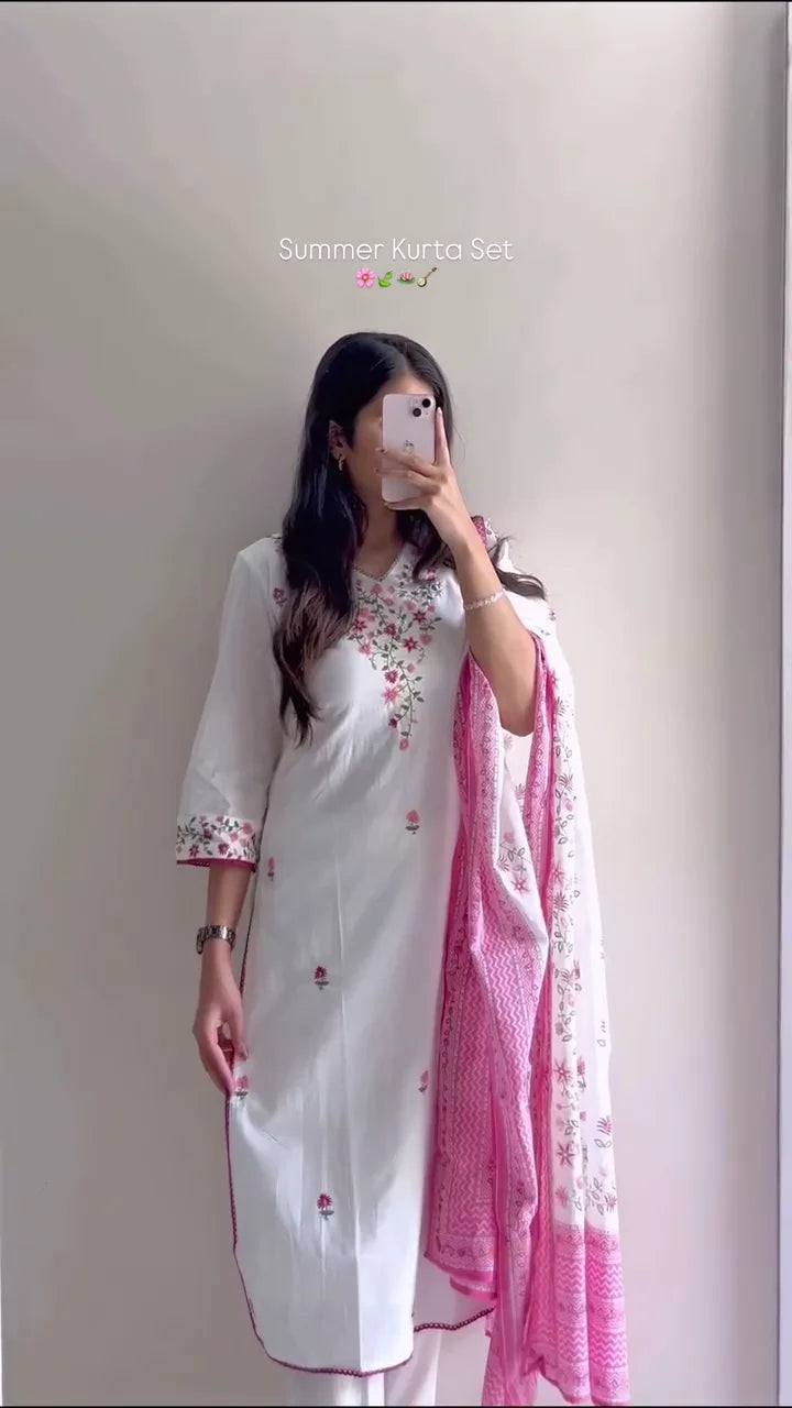 Elegant Embroidered Anarkali Suit