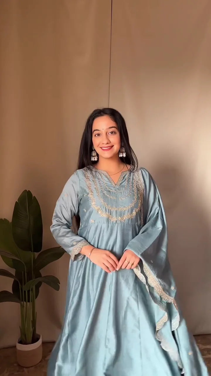 Cotton Anarkali Dress