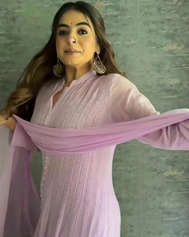 Special Purple Anarkali Suit