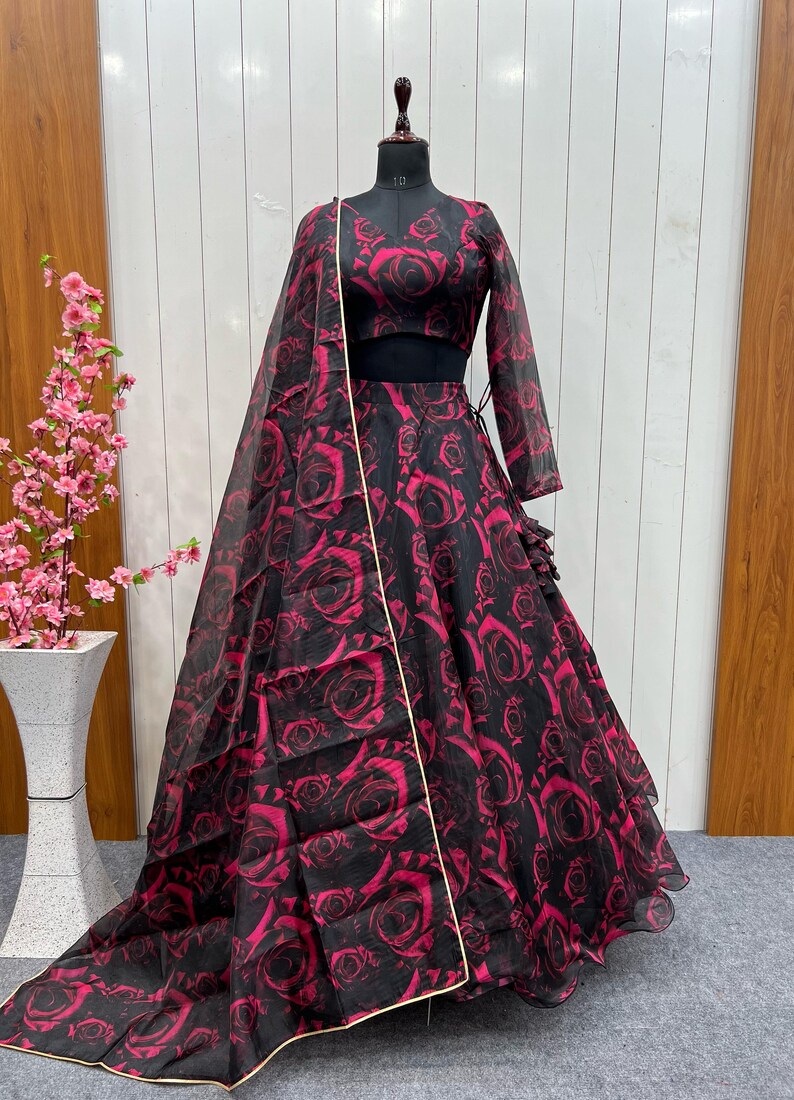Lehenga For Women , Flower Lehenga ,navratri Special , Women Lehenga Choli,festival Lehenga Choli
