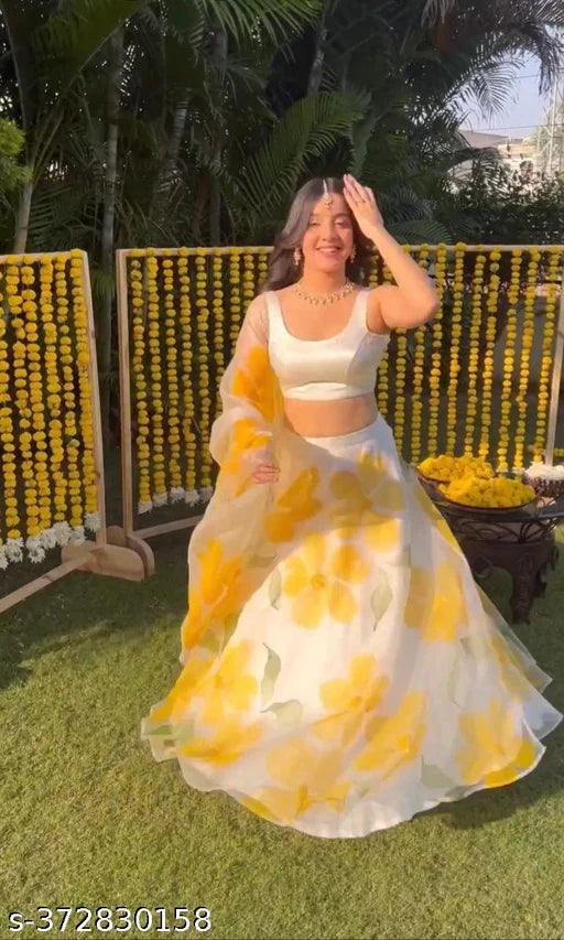 HALDI SPECIAL OUTFIT IN ORGANZA FABRIC