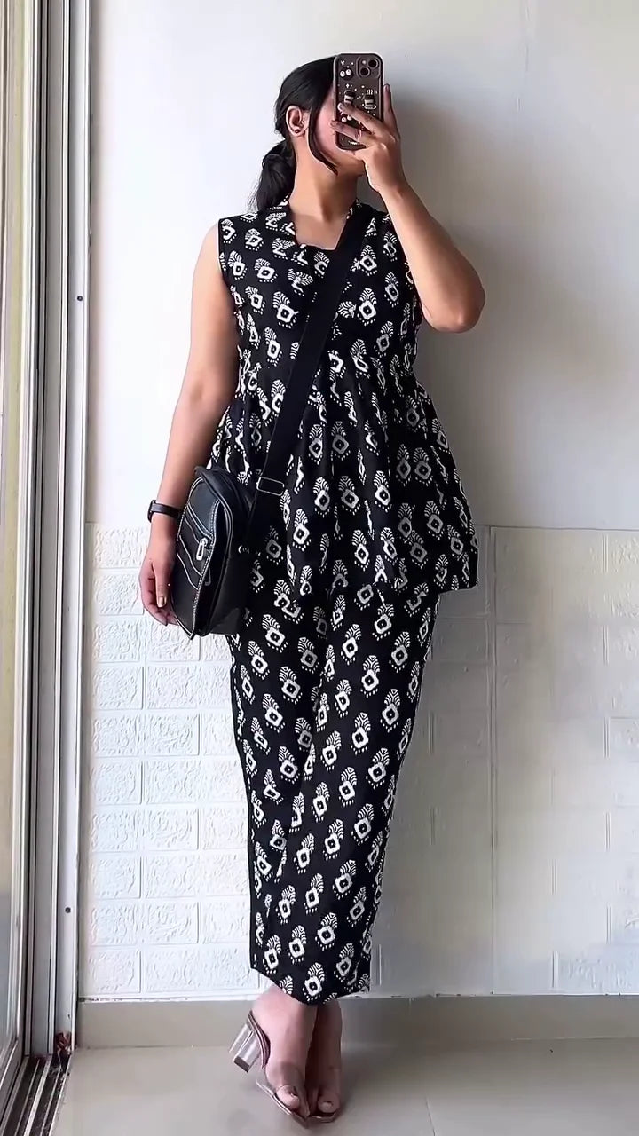 Trendy Women’s Co-ord Set – Stylish, Comfortable & Perfect for Casual, Travel, and Party Wear