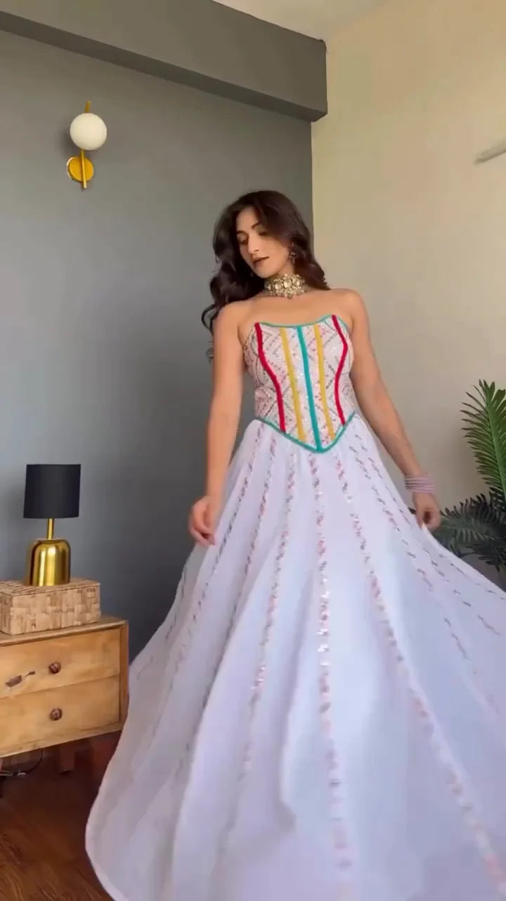 Elegant Women’s Anarkali Dress – Graceful, Flowy & Perfect for Weddings and Festive Celebrations