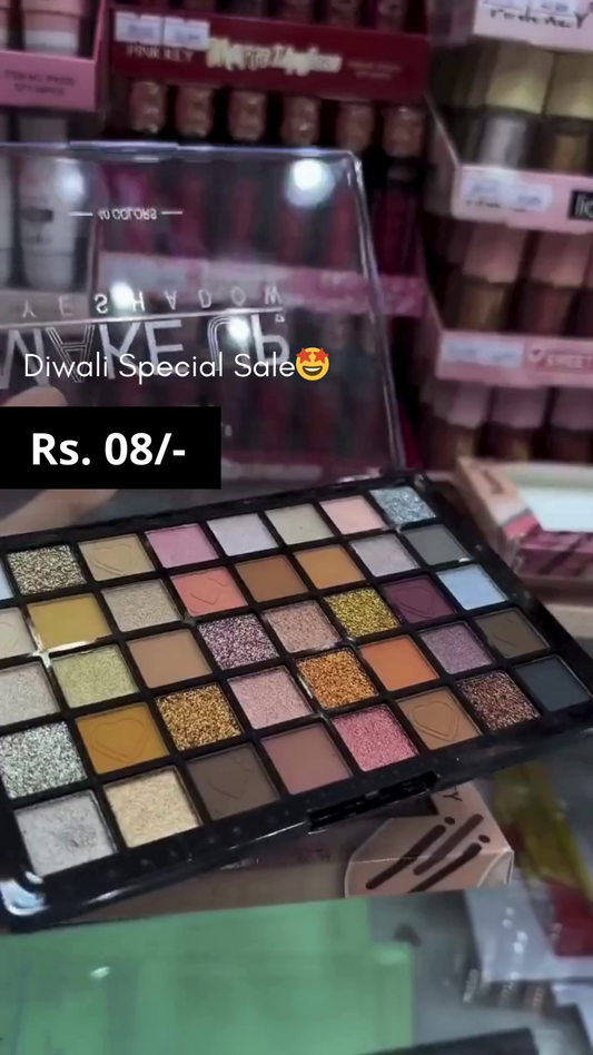 48-Color Professional Eyeshadow Palette – Matte & Shimmer Shades for Party & Daily Makeup