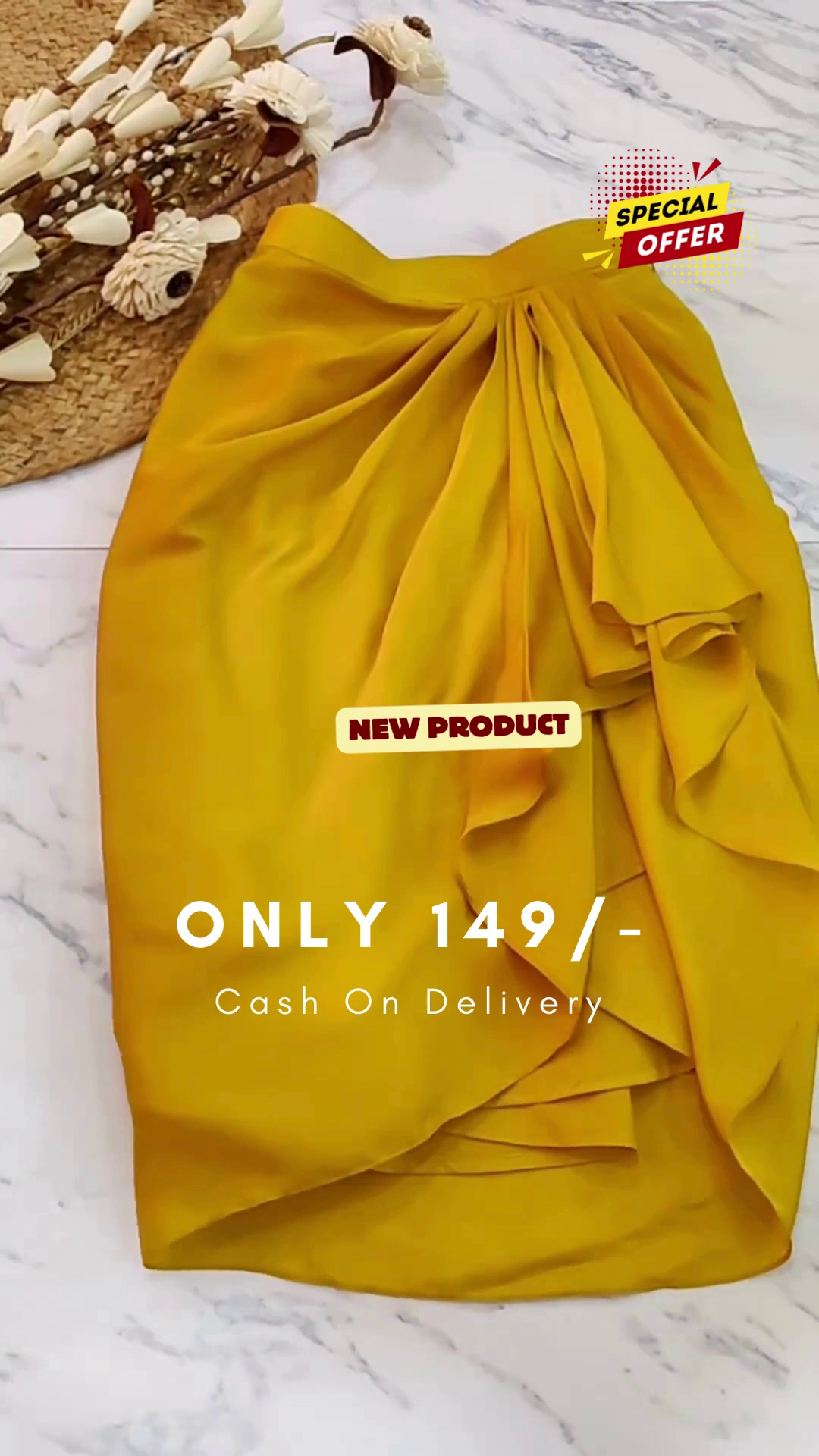 Georgette Kurta Skirt Ethnic Set