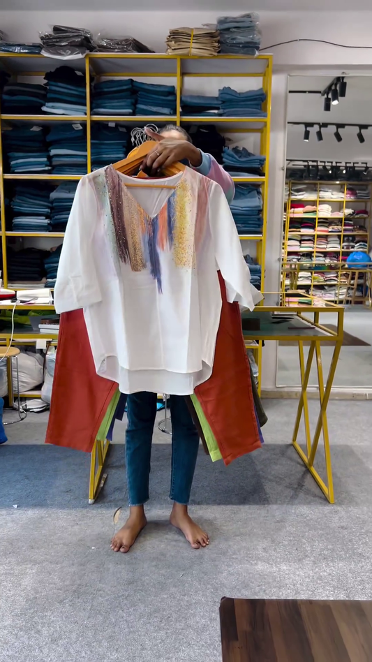 Picasso Inspired Tunic Top