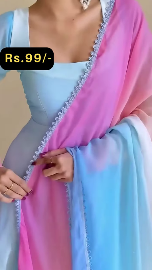 Women Cotton Rayon Kurta Pant Set