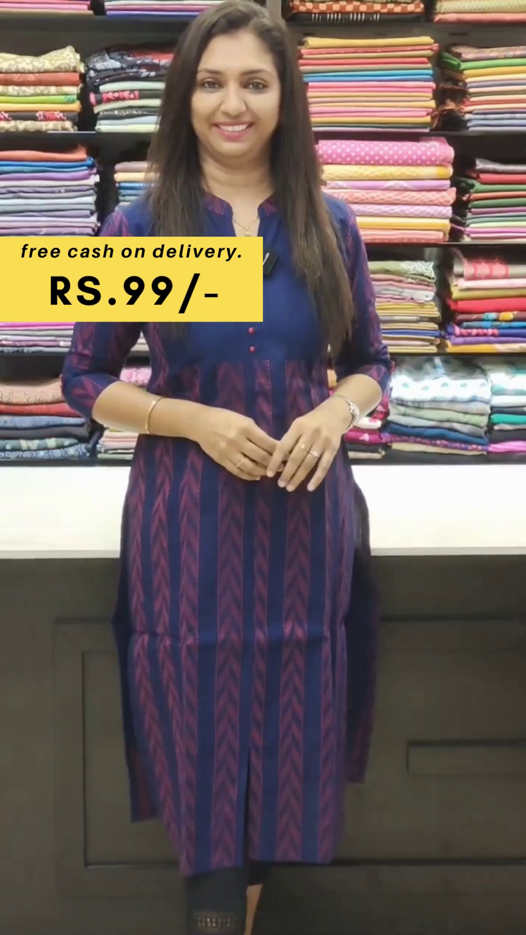 Digital Printed Faux Georgette Anarkali Gown