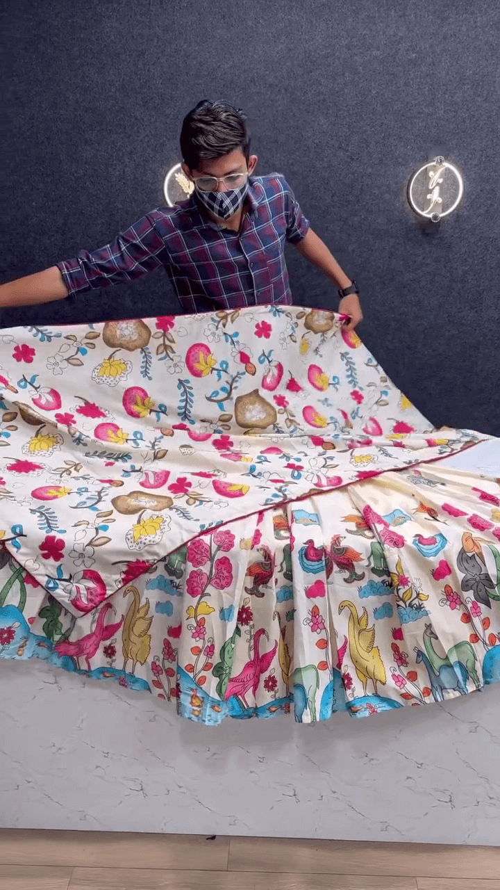 NEW PARTY WEAR LOOK ORGANZA TABY SILK GOWN WITH DUPATTA