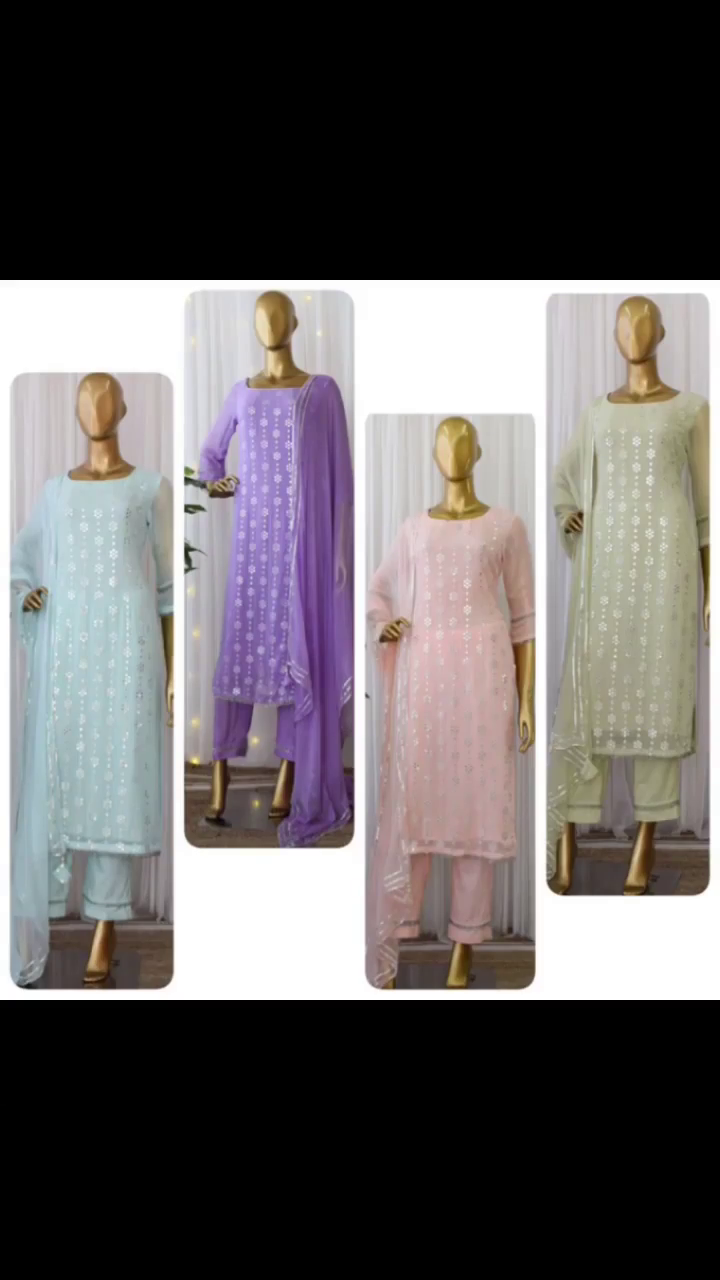 Women Mauve Zari Yoke Design Chanderi Silk Kurta with Trousers & Dupatta