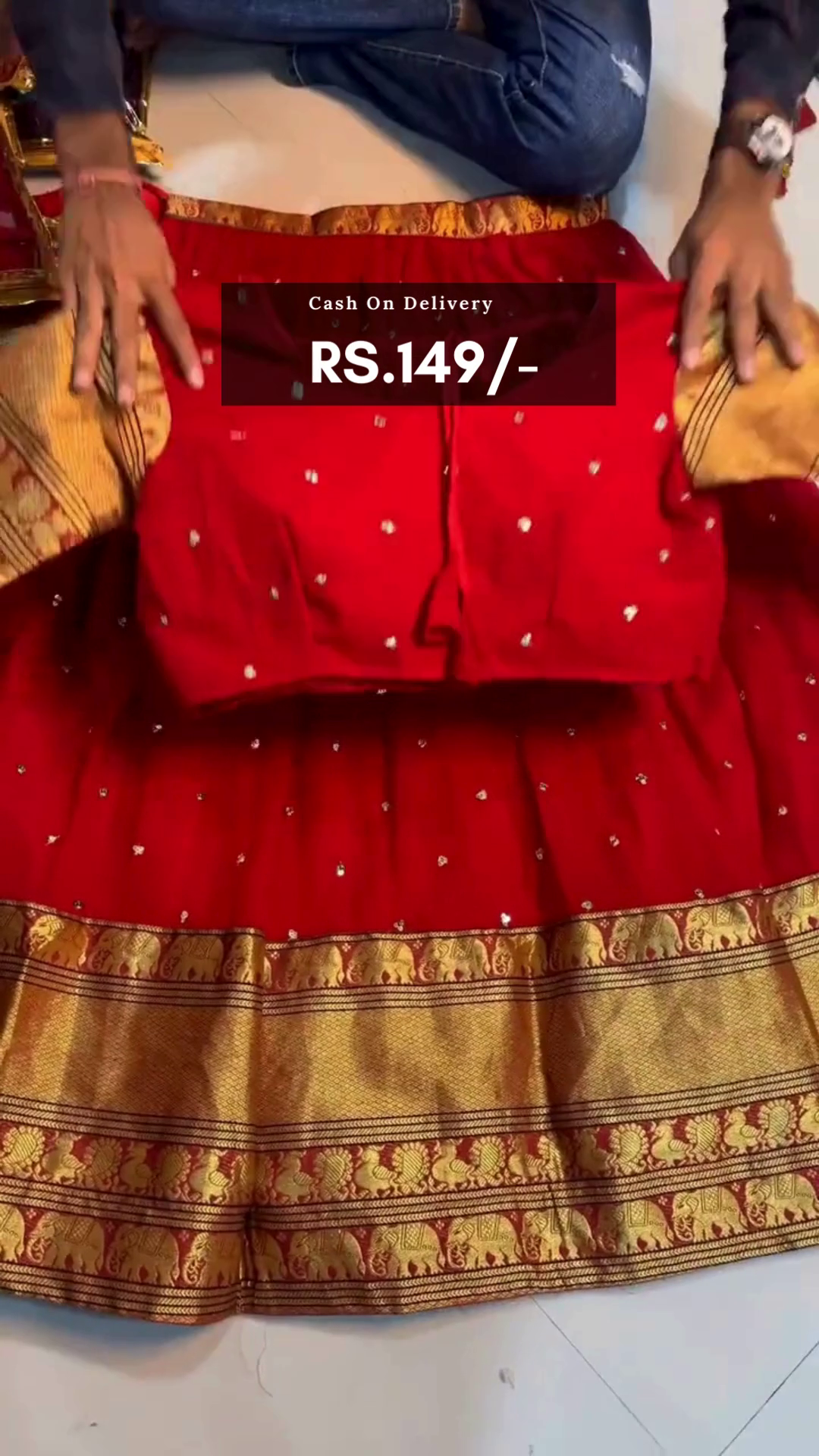 green Kanjiveram Silk Zari Lehanga With Blouse Along With Banarashi Silk Duppta(un stiched )