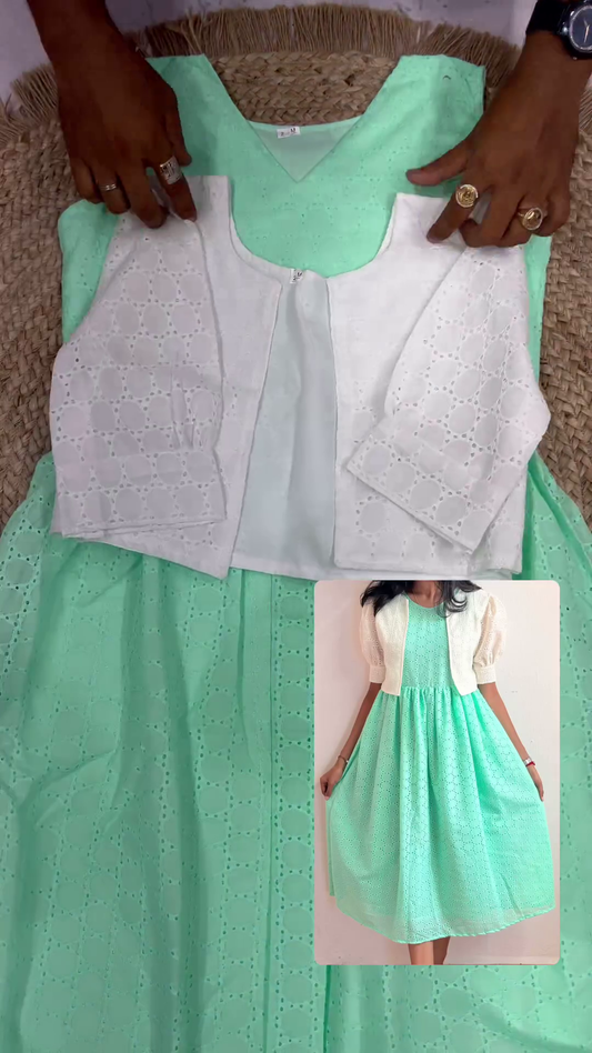 Introducing New Stylish Gown with Coat