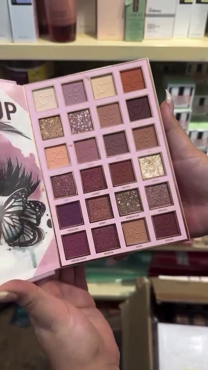 All-in-One Viral Makeup Book – Compact Beauty Kit with Eyeshadows, Blush, Highlighter & More in a Cute Travel-Friendly Design