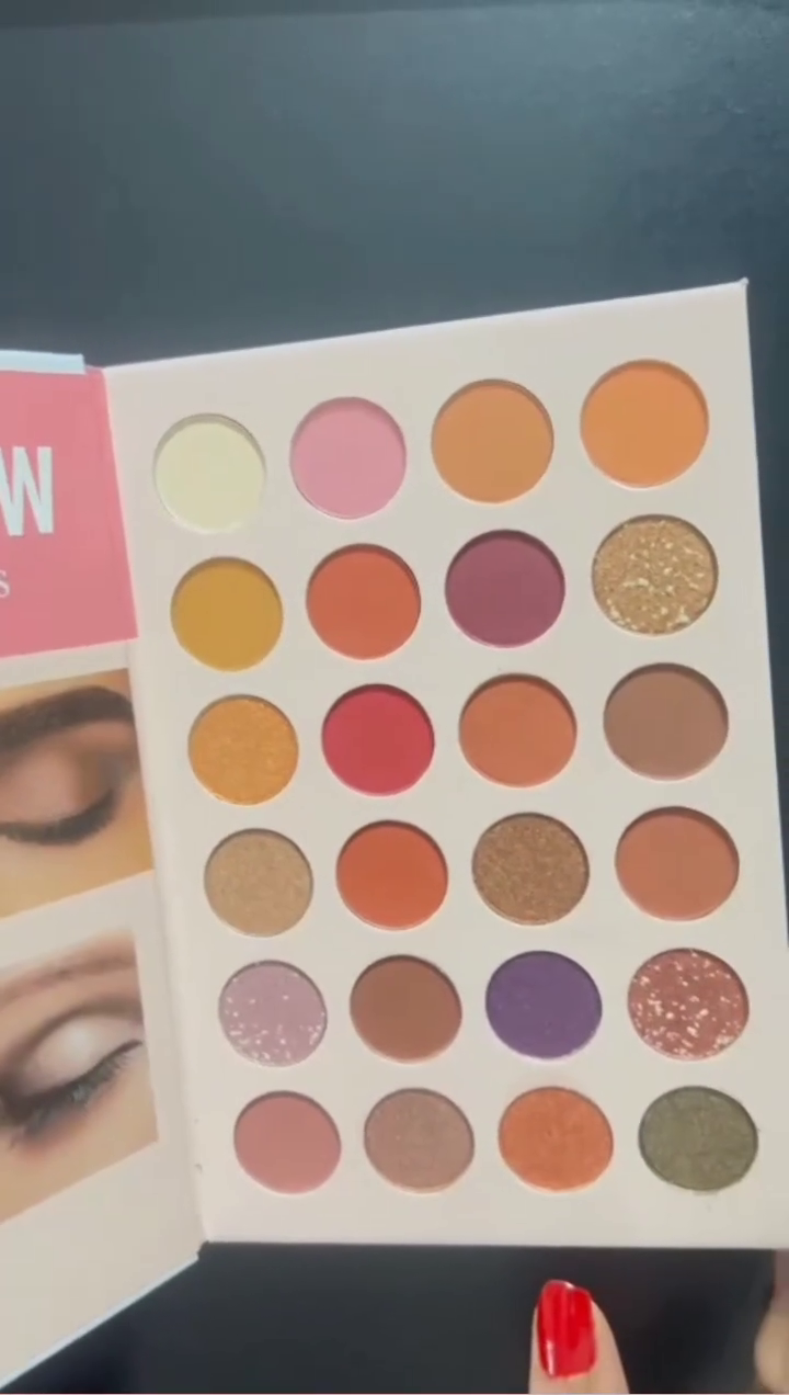 All-in-One Makeup Book Featuring 24-Color Eyeshadow Palette with Matte and Glitter Shades, 6 Radiant Highlighters, and 8 Versatile Face Powders for Contouring, Bronzing, and Setting – Perfect for Full Face Glam Looks