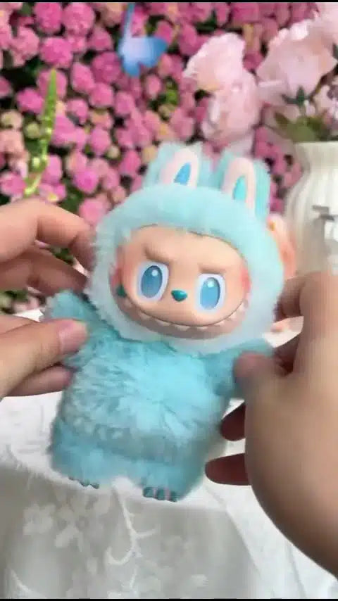 Labubu Dolls in Pastel Colors with Adorable Anime-Inspired Faces, Perfect for Collecting and Display