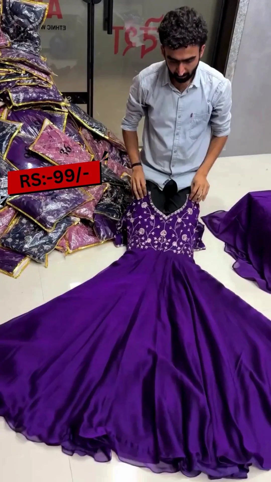 Royal Anarkali Dress for Women – Stunning, Flared & Perfect for Festive and Wedding Occasions