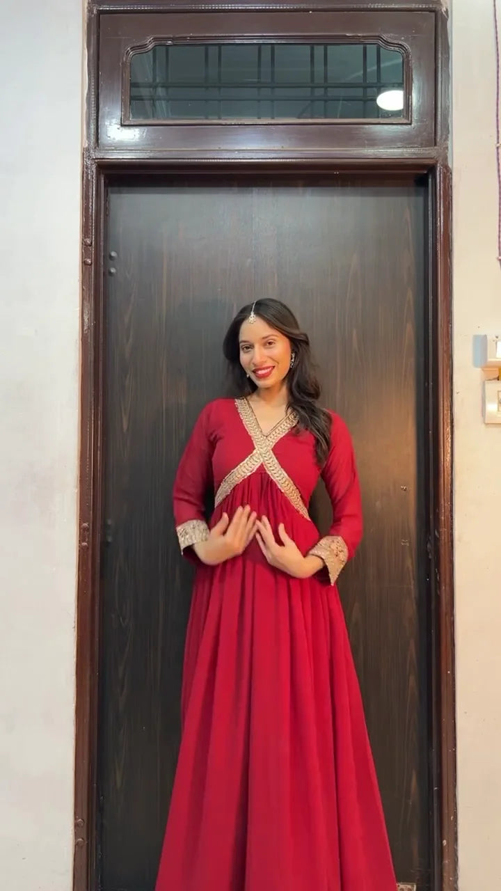 Anarkali: A Flowing Blend of Timeless Elegance, Flattering Silhouette, and Graceful Ethnic Style